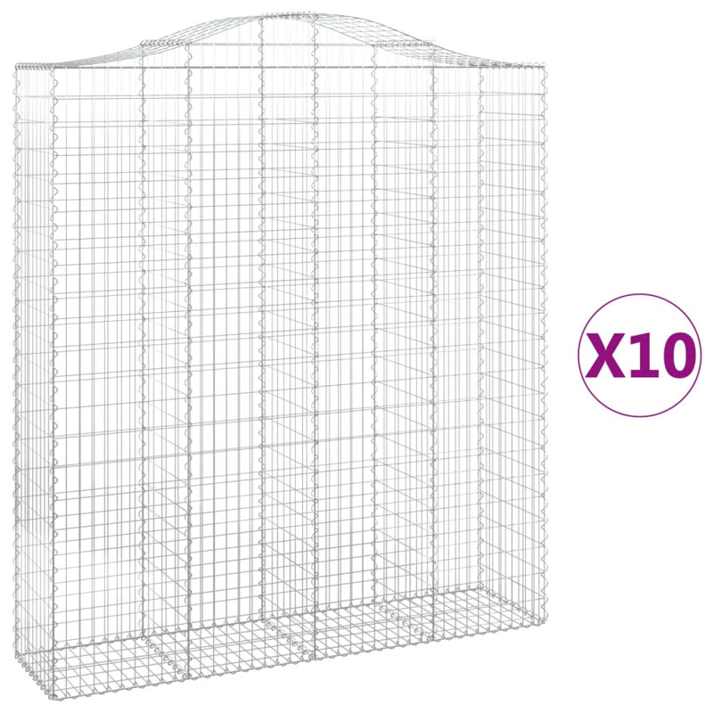 Briane Silver Galvanised Iron, 240cm H x 200cm W x 50cm D