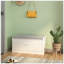 Banc de rangement spacieux pour chaussures avec coussin, tablettes réglables et ventilation pour les maisons modernes