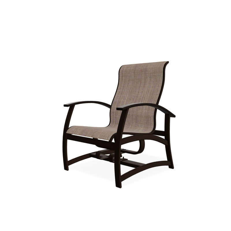 Belle Isle Outdoor Lounge Chair, Kona, Elevation Stone