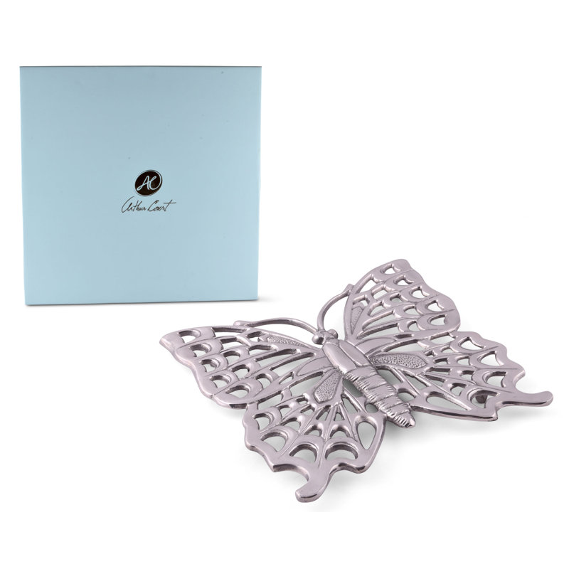 Butterfly Aluminum 1 Piece Trivet