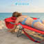 Chaise longue autoportante Ostrich The Original, Facedown Beach, rouge-1904357826