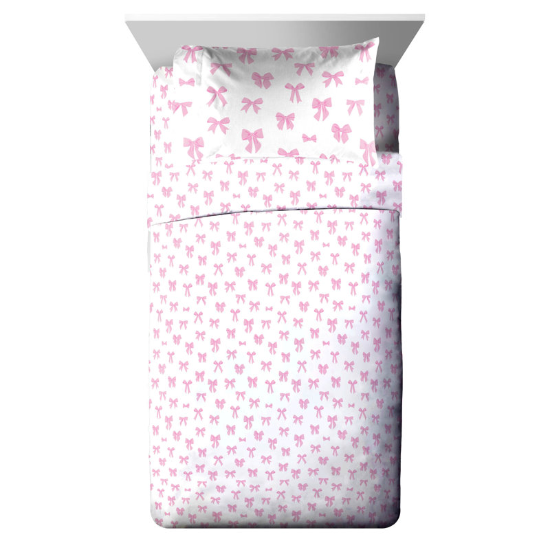 Ensemble de lit Coquette, Édredon pour lit simple + 1 taie décorative stan