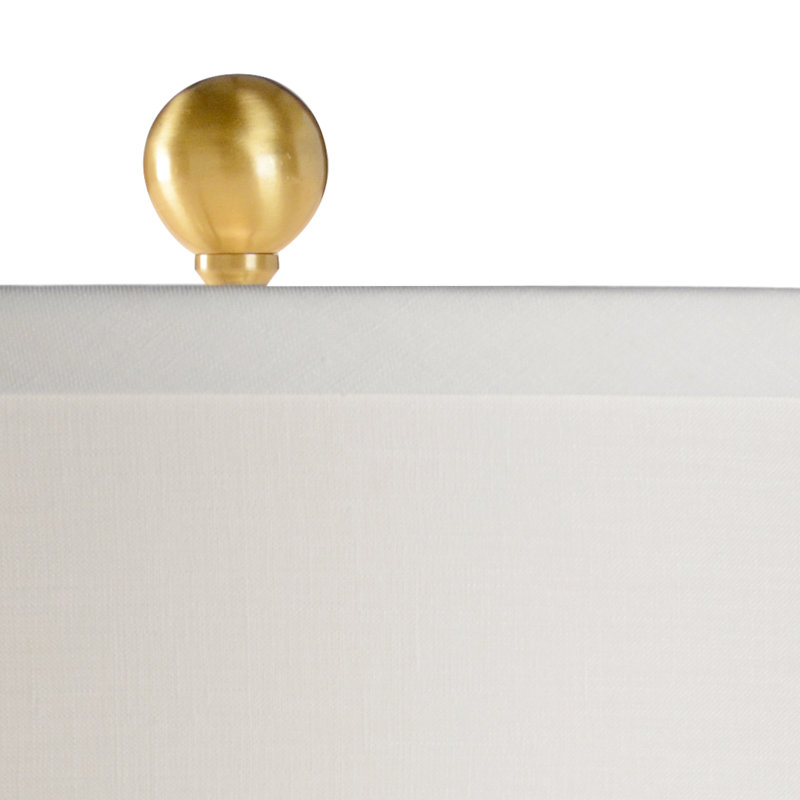 Potter Table Lamp, Celadon Crackle Glaze