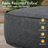 12 - Person Patio Furniture Set with Swivel Rockers, Outdoor Wicker Rattan Sectional Seating Group with Cushions, All Weather Sofa Conversation Set with Fire Pit Table for Garden Backyard-211084139