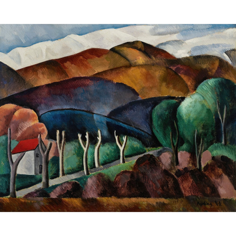 Cèdre, vue sur le Canigou (1913)