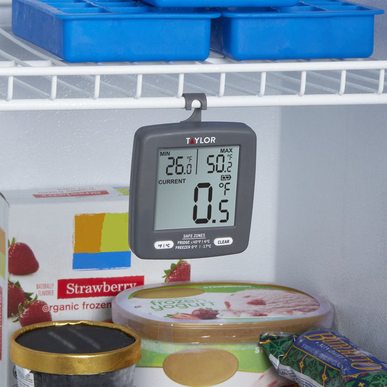 2 x Digital Waterproof Refrigerator/Freezer Thermometers w/Min&Max