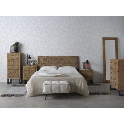 Elisabetta Solid Wood Headboard