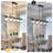 5 - Light  Dimmable Rotatable Linear Chandelier-2054361841