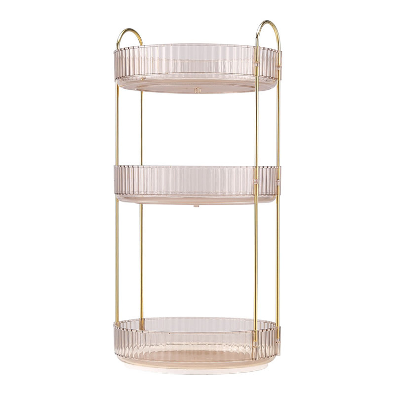 Plastic Makeup Organiser, Yellow