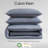 Calvin Klein Organic Earth Solid Cotton Duvet Cover Set-93507477-93507480