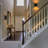 Dimmable Curl Up/Down Metal Flush Mounted Sconce