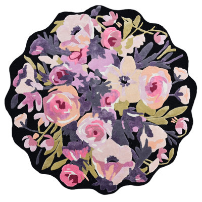 Violet Roses Rug