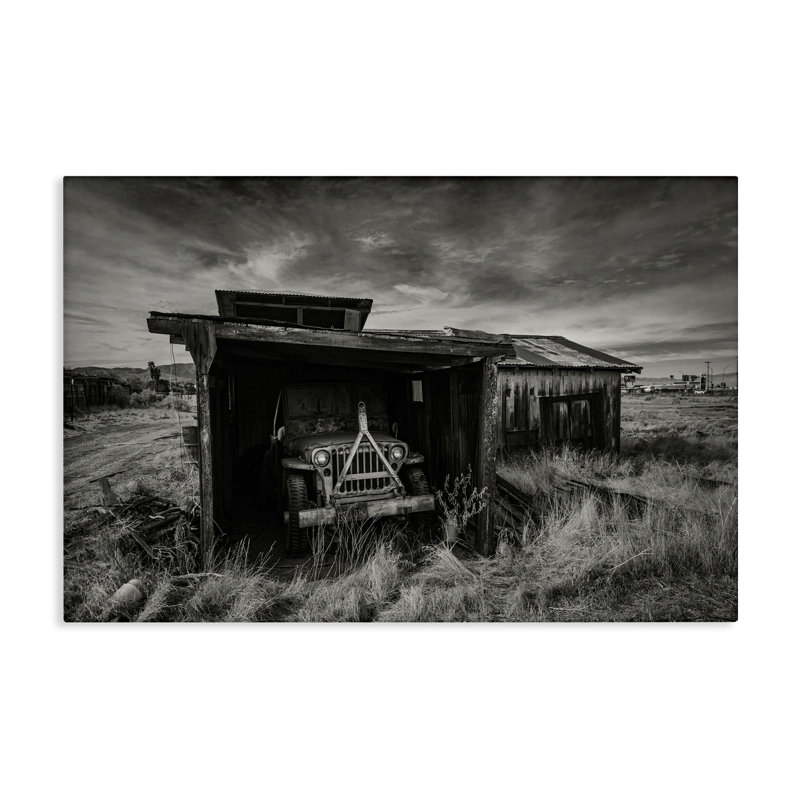 Art mural sur toile «Desolate Missed Roads», conception par Dan Katz, H 16 po x l 24 po