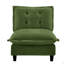 Canapé sans accoudoirs en chenille - vert-990280347