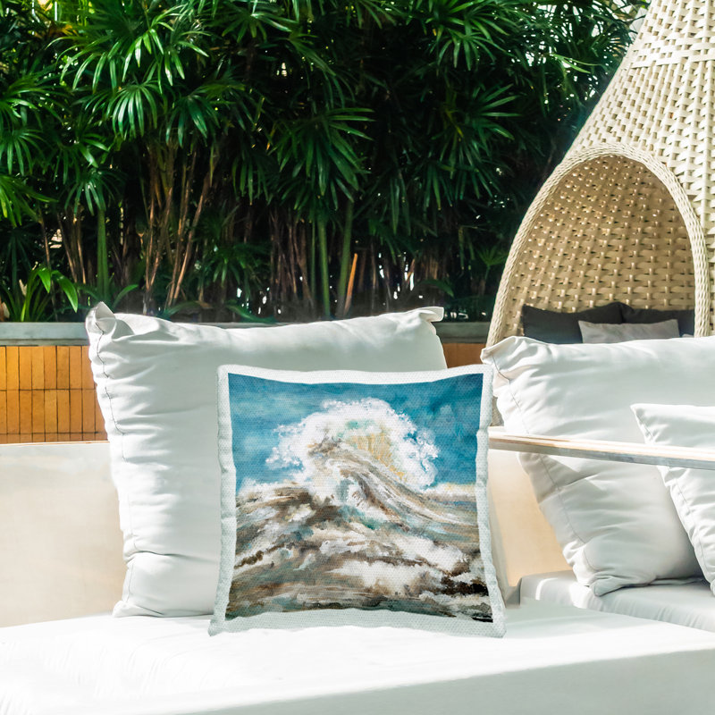 Abstract Outdoor Throw Pillow