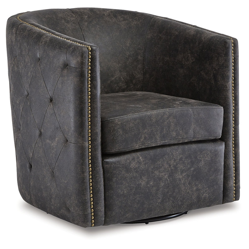 Chaise d'appoint Brentlow, Noir