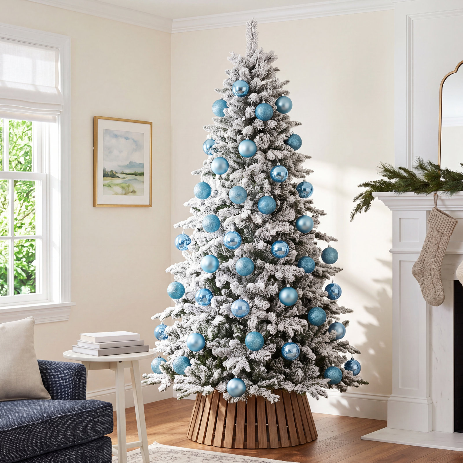 Three Posts™ 2" Shatterproof Bauble, Baby Blue