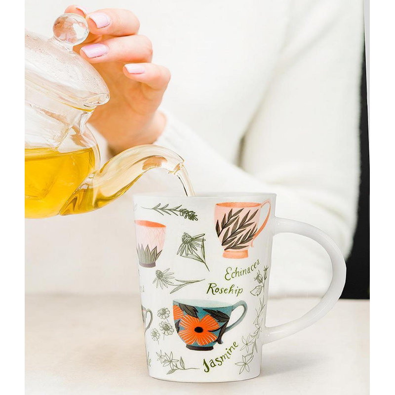 Tasse à thé de jardin