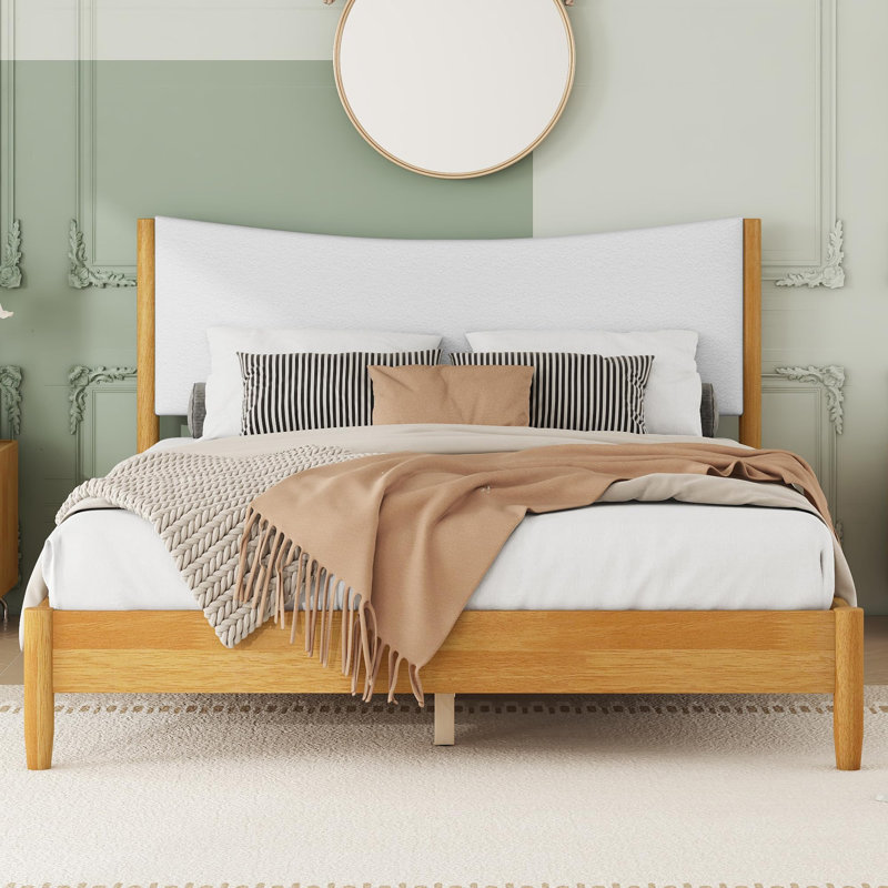 Queen Size Solid Wooden Bed Frame