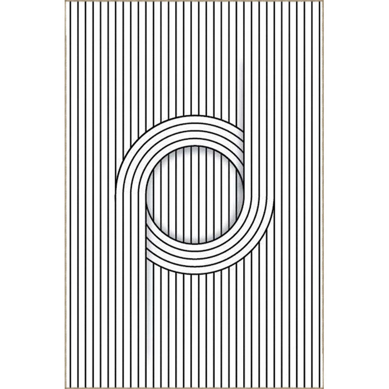 Tapis décoratif rond rond à motif lavable, Sous-tapis rond 2 pi 6 po x 4 pi 11 po