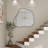 Cloud-Shaped Metal Accent Wall Mirror