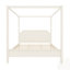 Lit plateforme à baldaquin en bois avec tête de lit et pieds de soutien, durable et élégant-1770161845-1770161847
