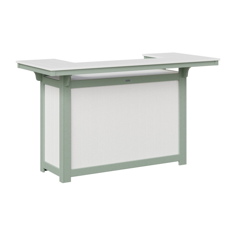 Berlin Gardens Outdoor Island, White, Seafoam