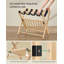 Porte-bagage en bois massif, aucun assemblage requis, support de valise pliable, porte-bagage, avec tablette de rangement, pour chambre d'amis, hôtel, chambre à coucher-121333595