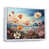 Cadre flottant blanc