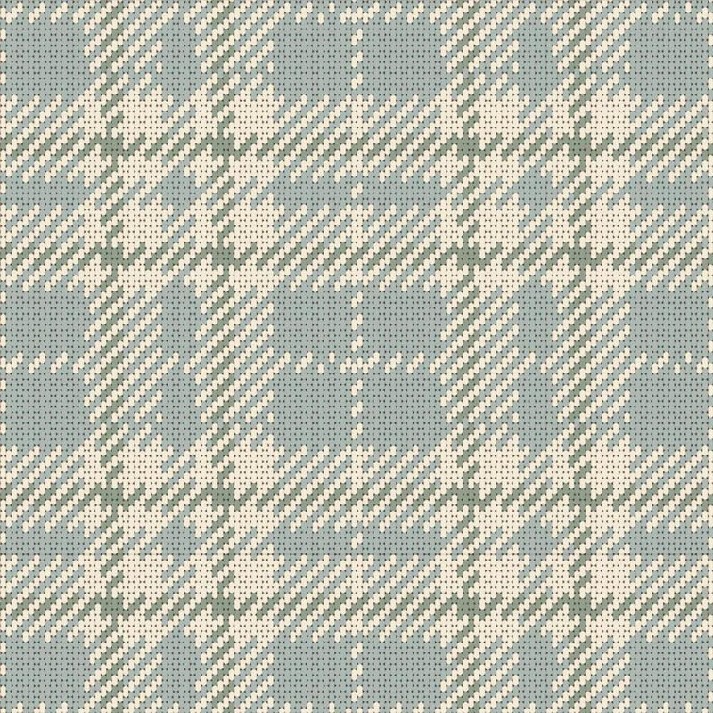 Rouleau de papier peint L 10 pi x l 24 po Clark Plaid, Beige Berteau, Toile de ramie synthétique