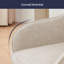 Scandinavian Soft Textured Armchair Upholstered with Thickened Cushion Dining Chair-1496453473-1496453474