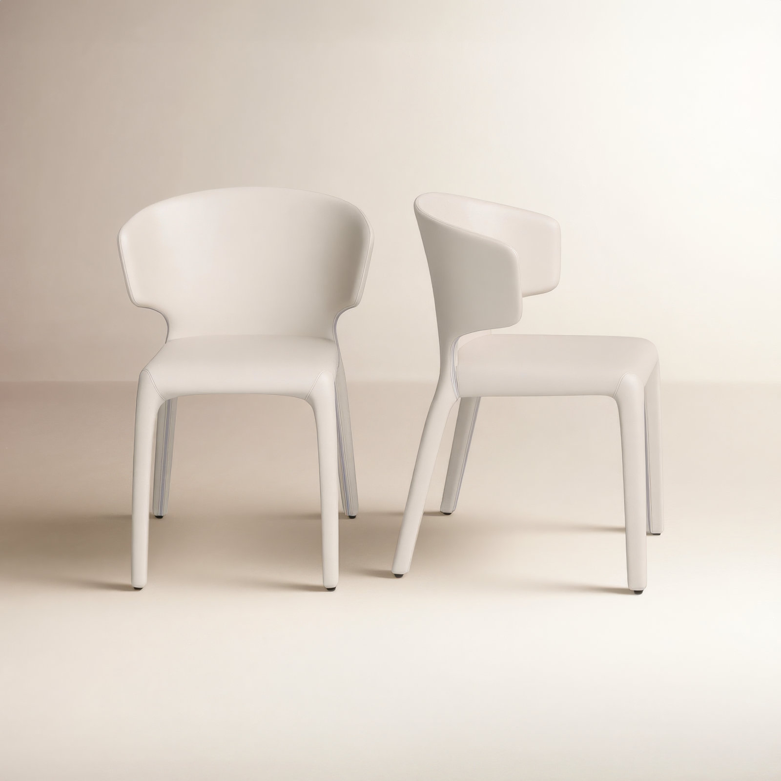 Cesar Side Chair, Cream