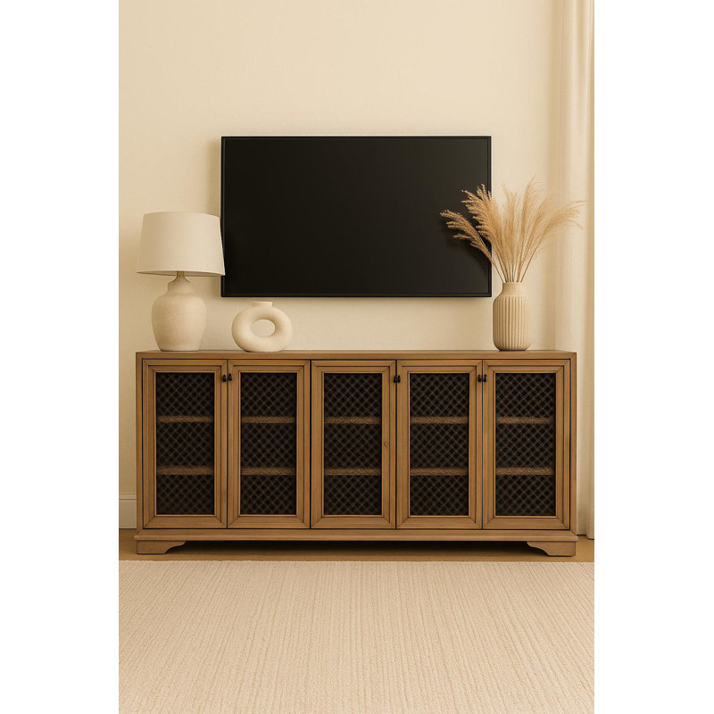 Deemston 84" Console - Cashew