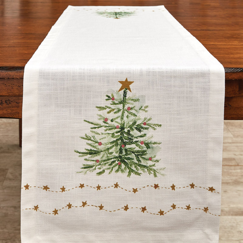  Rustic Christmas Table Runner 15X54