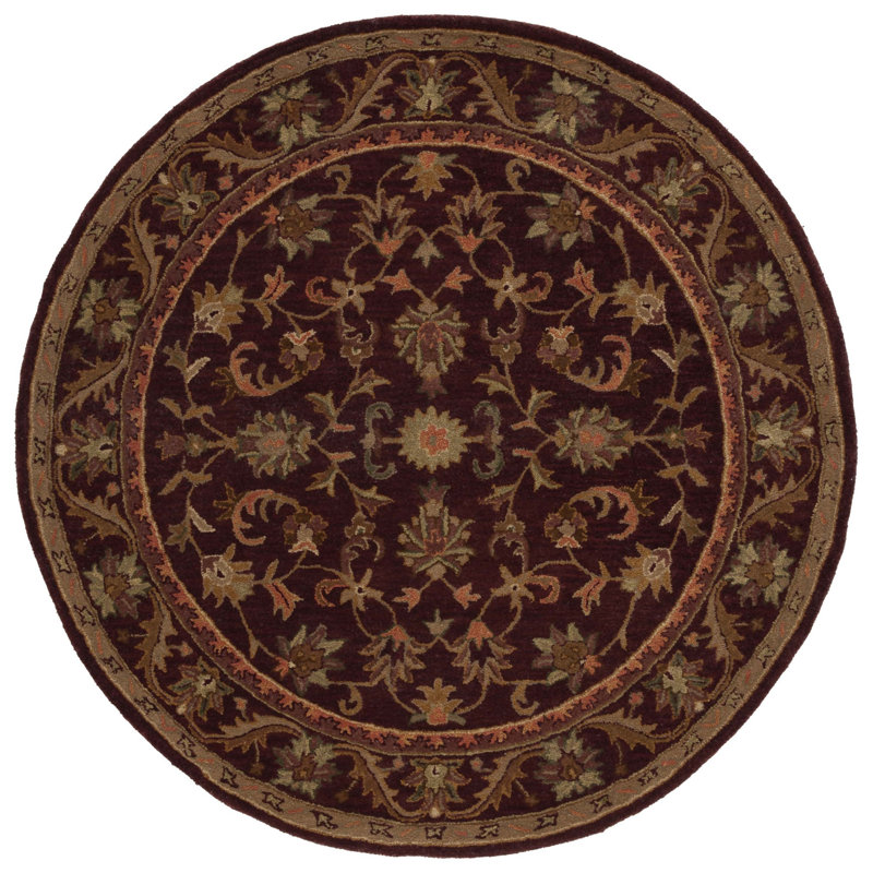 Antiquity Hand Tufted Wool Oriental Rug, Round 6'