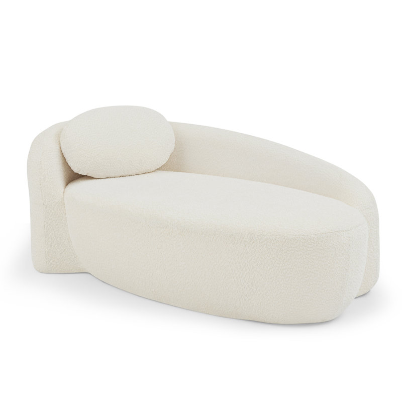 Méridienne rembourrée 38 po, Beige