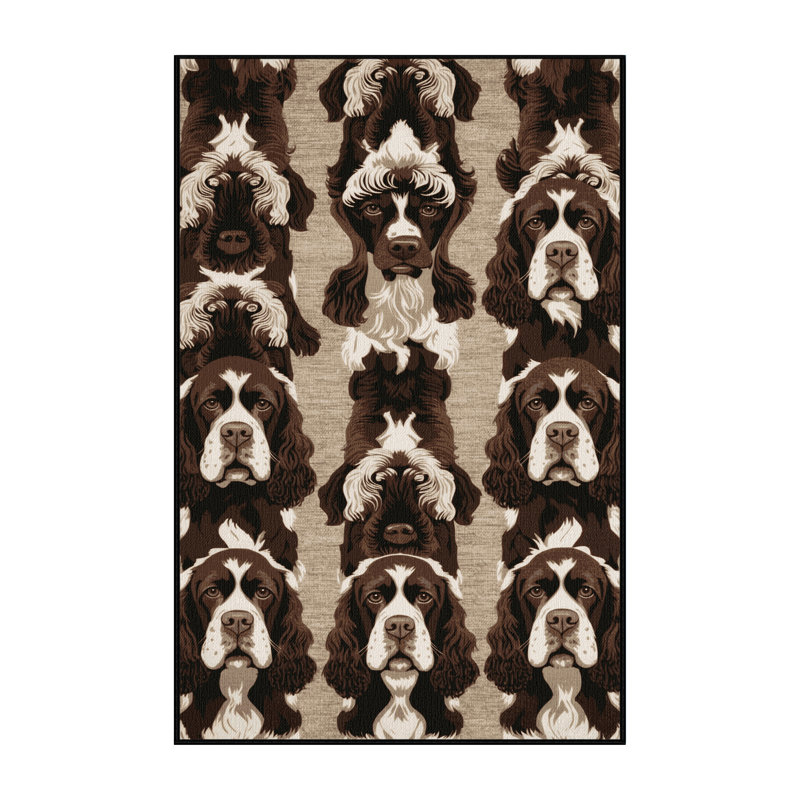  Tapis lavable American Water Spaniel, Rectangulaire 2 pi x 3 pi