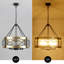 6 lumières lumineuses plafonniers cylindriques 21,65 "à géométrie variable pour le vestibule du salon de l'îlot de cuisine-101954420