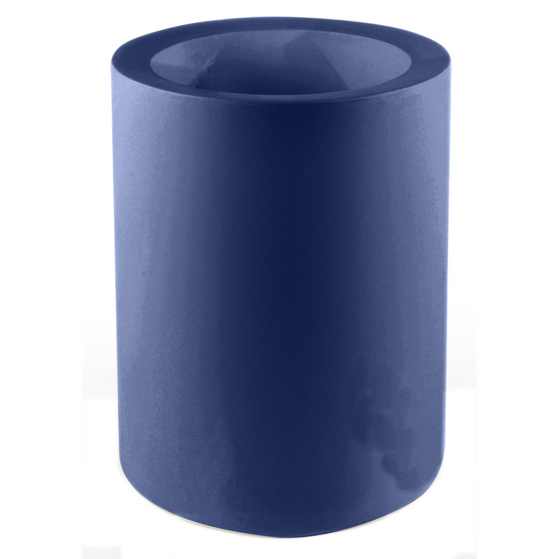 Cilindro Resin Pot Planter, Ecru, 11" H x 5.5" W x 5.5" D