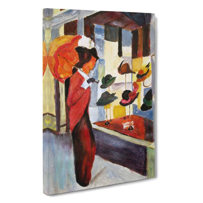Woman by August Macke - Wrapped Canvas, 50cm H x 35cm W x 3cm D