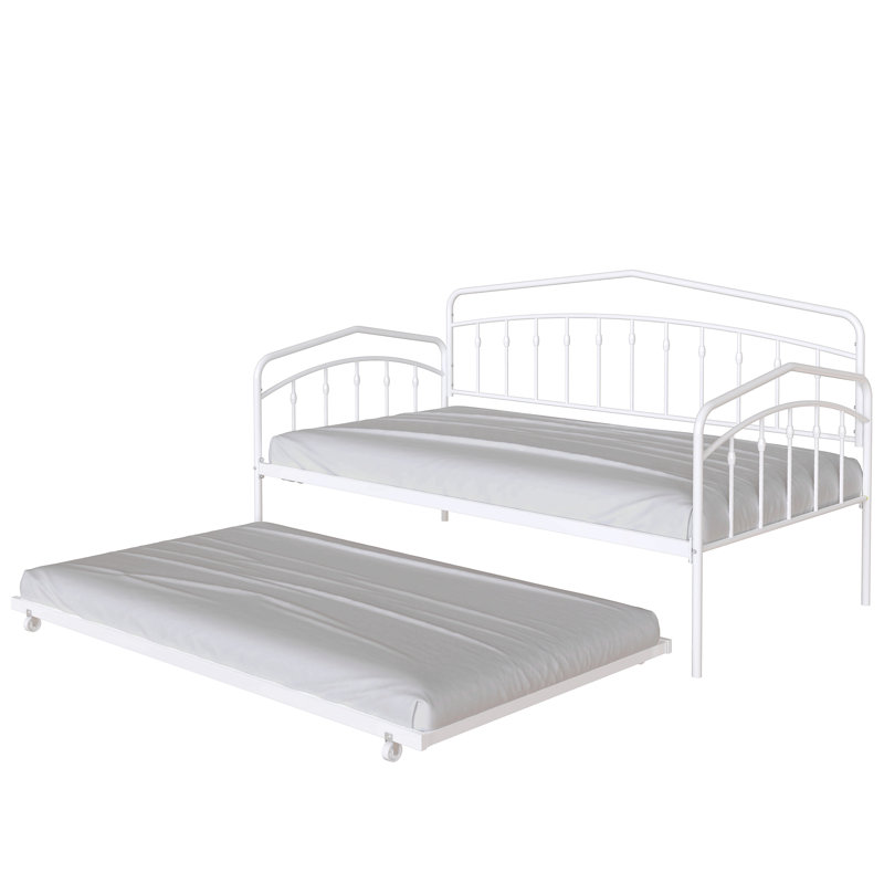 Fox Twin Daybed With Twin Trundle, White
