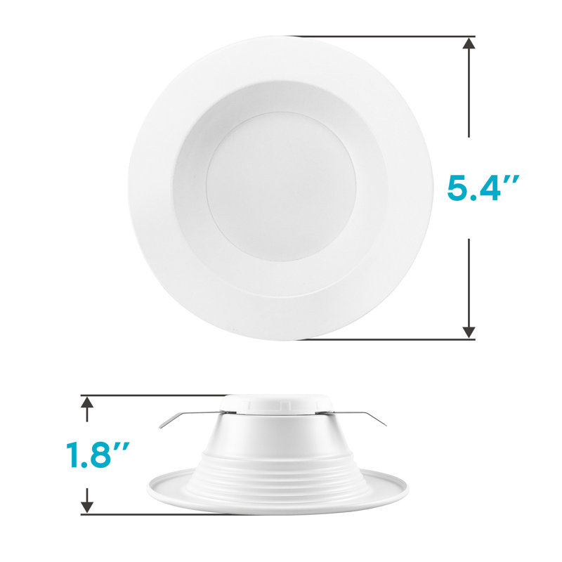 4'' Dimmable Air-Tight IC Rated LED Retrofit Recessed Lighting Kit