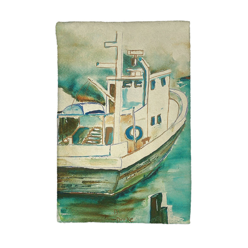 Serviette de cuisine pour bateau à huître