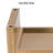 47.2" Rectangle Solid Wood Veneer Console Table with Open Storage-1087266748