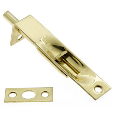 Solid Brass Flush Bolt with Square End