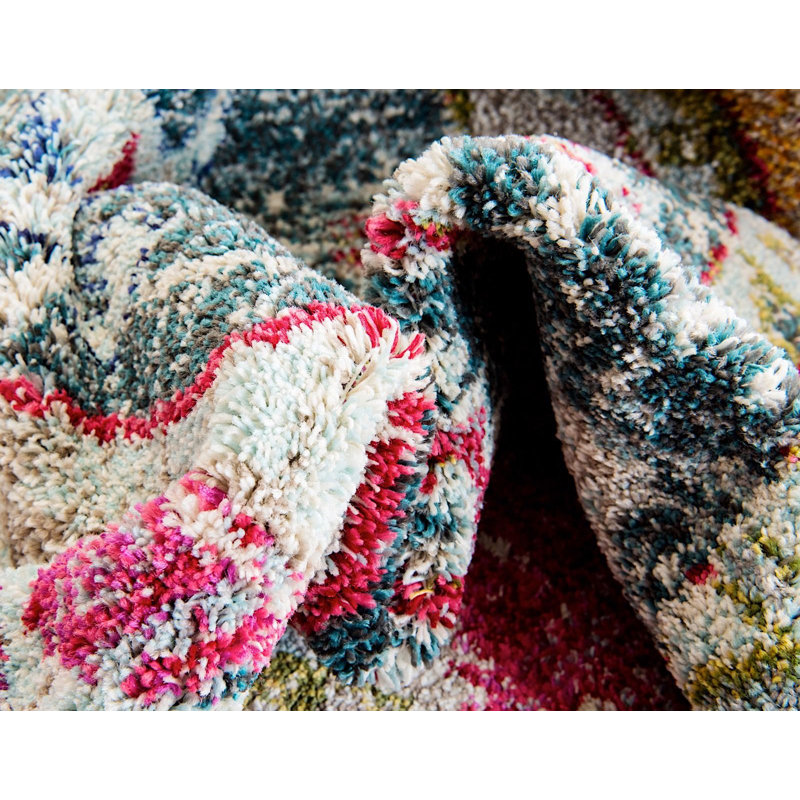 Abstract Indoor Rug, Rectangle 2'2" x 3'