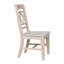 Chaise d'appoint en bois massif Kindelan-19110955