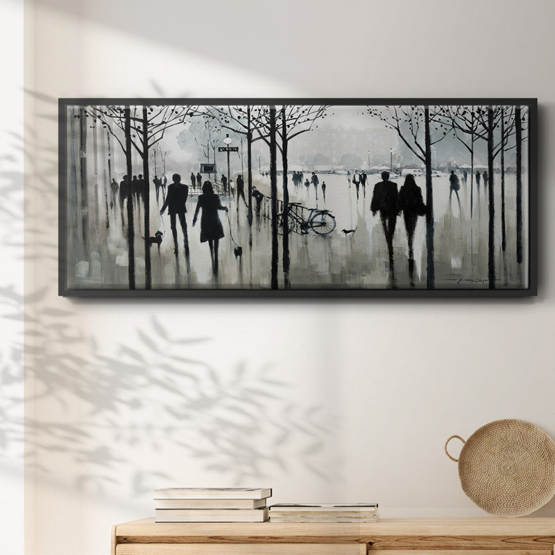Morning Paris- Framed Canvas