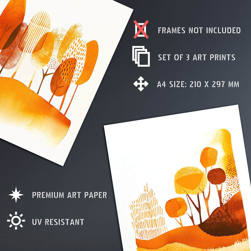 No Frame Print, 29.7cm H x 21cm W