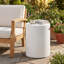 Porte-réservoir / table d'appoint 16 x 20 pouces MGO, blanc